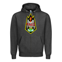 Charcoal Heather kaos get smart Zipper Hoodie - tuanDangUi