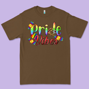 Pride Vibes Lgbtq Premium Tee Designed By Bundleandbundleshop