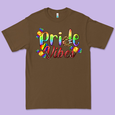 Pride Vibes Lgbtq Premium Tee Designed By Bundleandbundleshop