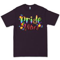 Plum Pride Vibes LGBTQ Premium Tee - BundleAndBundleShop
