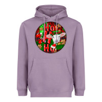 Lavender ho ho ho merino wool baby sheep Heavyweight Hoodie - LillyAllenDesigns