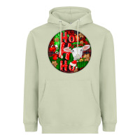 Matcha ho ho ho merino wool baby sheep Heavyweight Hoodie - LillyAllenDesigns