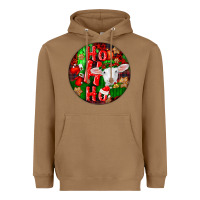 Toasted Coconut ho ho ho merino wool baby sheep Heavyweight Hoodie - LillyAllenDesigns