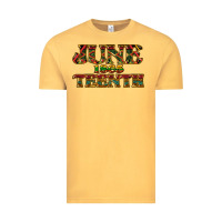 Vintage Mustard juneteenth 1865 Vintage Tee - NancyCooperArtShop