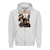 Dove Grey castle Zipper Hoodie - tuanDangUi