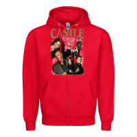Red castle Zipper Hoodie - tuanDangUi