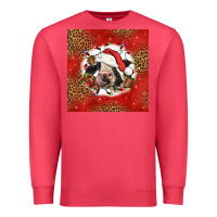 Cardinal christmas cow Premium Sweatshirt - LillyAllenDesigns
