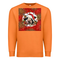 Carrot christmas cow Premium Sweatshirt - LillyAllenDesigns