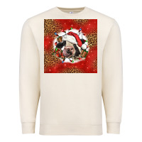 Sandshell christmas cow Premium Sweatshirt - LillyAllenDesigns