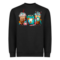 Black Dentist Coffee Cups Heavyweight Sweatshirt - FaDigitalArtStudio