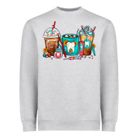 Heather Grey Dentist Coffee Cups Heavyweight Sweatshirt - FaDigitalArtStudio