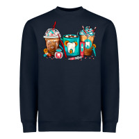Navy Dentist Coffee Cups Heavyweight Sweatshirt - FaDigitalArtStudio