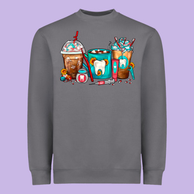 Dentist Coffee Cups Heavyweight Sweatshirt Designed By Fadigitalartstudio