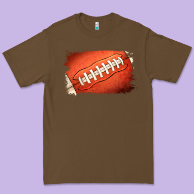American Football Brushstroke Premium Tee Designed By Ranaportraitstore