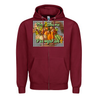 Burgundy hey there pumpkin mouse pad Zipper Hoodie - BundleAndBundleShop