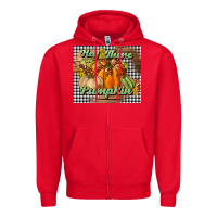 Red hey there pumpkin mouse pad Zipper Hoodie - BundleAndBundleShop