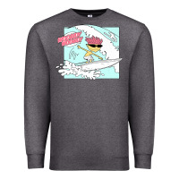 Charcoal Heather Rocket Power Otto Woogidy Woogidy Surfs Up Premium Sweatshirt - tuanDangUi