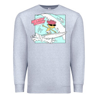 Heather Grey Rocket Power Otto Woogidy Woogidy Surfs Up Premium Sweatshirt - tuanDangUi