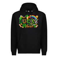 Black one lucky nurse Premium Hoodie - FaDigitalArtStudio