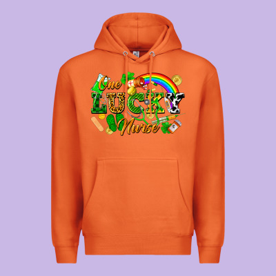 One Lucky Nurse Premium Hoodie Designed By Fadigitalartstudio