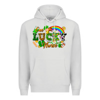 Dove Grey one lucky nurse Premium Hoodie - FaDigitalArtStudio