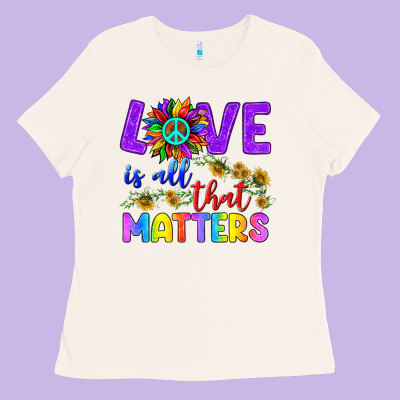 Love İs All That Matters Ladies Tee Designed By Bundleandbundleshop