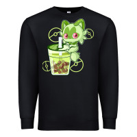 Black sprigatito matcha bubble classic . Premium Sweatshirt - tuanDangUi
