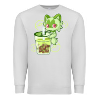 Dove Grey sprigatito matcha bubble classic . Premium Sweatshirt - tuanDangUi