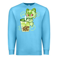 Ocean Blue sprigatito matcha bubble classic . Premium Sweatshirt - tuanDangUi
