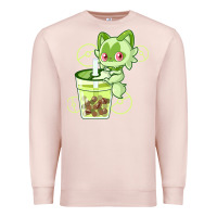 Pale Pink sprigatito matcha bubble classic . Premium Sweatshirt - tuanDangUi