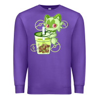 Purple sprigatito matcha bubble classic . Premium Sweatshirt - tuanDangUi