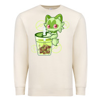 Sandshell sprigatito matcha bubble classic . Premium Sweatshirt - tuanDangUi