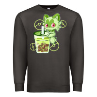 Sprigatito Matcha Bubble Classic . Premium Sweatshirt | Teevron
