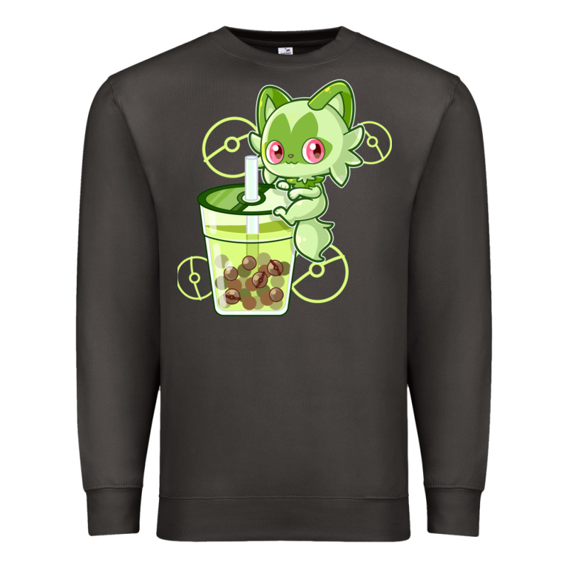 Sprigatito Matcha Bubble Classic . Premium Sweatshirt by tuanDangUi | Teevron