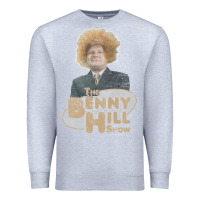 Heather Grey benny hill Premium Sweatshirt - tuanDangUi