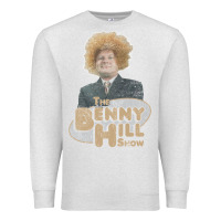 Oatmeal Heather benny hill Premium Sweatshirt - tuanDangUi