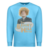 Ocean Blue benny hill Premium Sweatshirt - tuanDangUi