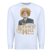 White benny hill Premium Sweatshirt - tuanDangUi
