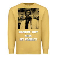 Antique Gold hangin' out with my family (birdemic) Premium Sweatshirt - tuanDangUi