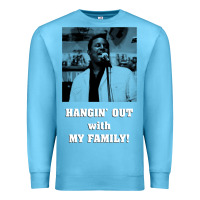 Ocean Blue hangin' out with my family (birdemic) Premium Sweatshirt - tuanDangUi