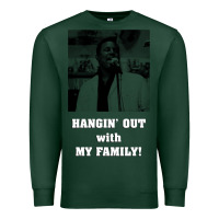 Sports Green hangin' out with my family (birdemic) Premium Sweatshirt - tuanDangUi
