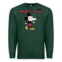 Sports Green michael the mouse Premium Sweatshirt - tuanDangUi