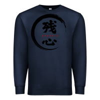 Navy zanshin   remaining mind Premium Sweatshirt - tuanDangUi