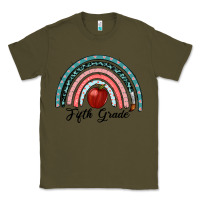 Army Green fifth grade rainbow Classic Tee - RanaPortraitStore