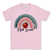 Bubblegum Pink fifth grade rainbow Classic Tee - RanaPortraitStore