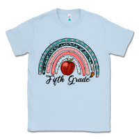 Dusty Blue fifth grade rainbow Classic Tee - RanaPortraitStore
