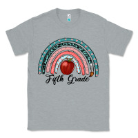 Heather Grey fifth grade rainbow Classic Tee - RanaPortraitStore