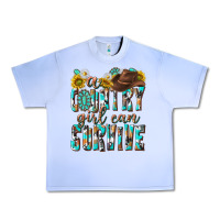 Grape Ice Western a Country Girl Can Survive Urban Heavy Tee - texasbilliewilder
