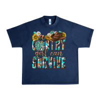 Western A Country Girl Can Survive Urban Heavy Tee | Teevron