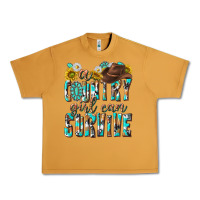 Peanut Butter Western a Country Girl Can Survive Urban Heavy Tee - texasbilliewilder